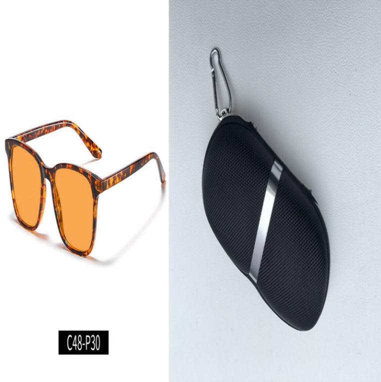 Commerce extérieur Verres UV anti-bleu Mode Orange Rouge
