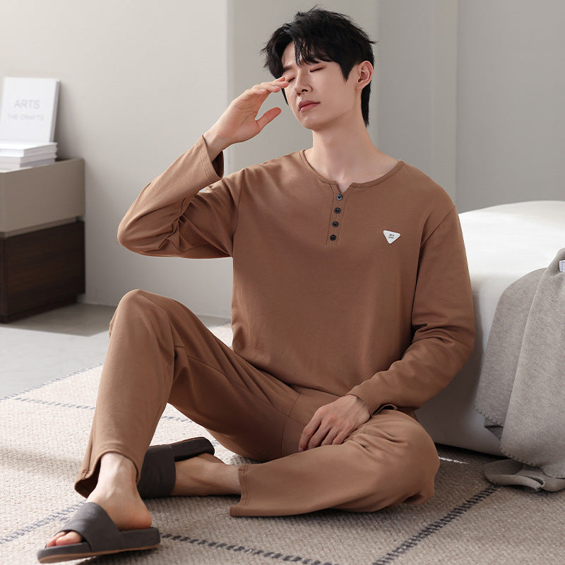 Coton Manches longues Coton complet Casual Vêtements de maison