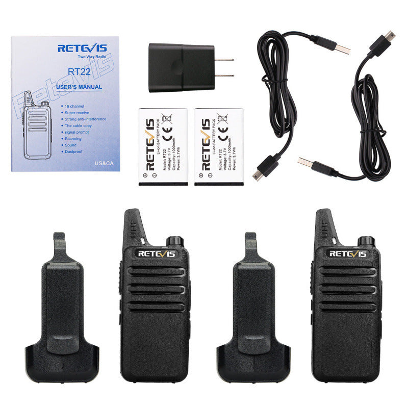 Interphone sans fil léger pour usage civil