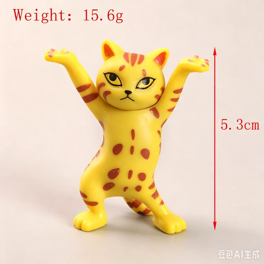Deuxième génération 5 modèles de figurines de chat dansant