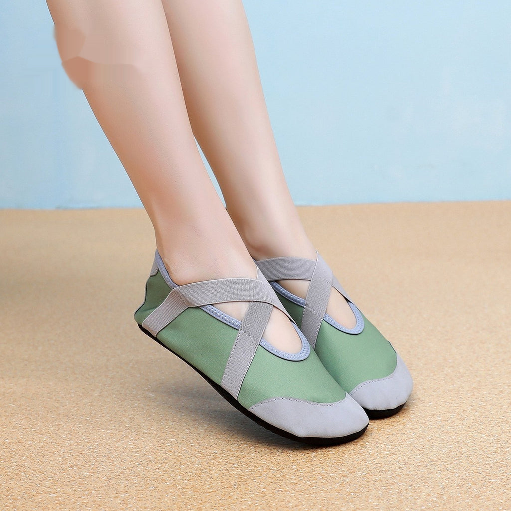 Chaussures de balançoire pour femmes Chaussures de danse de yoga non glissantes - Trek en plein air léger
