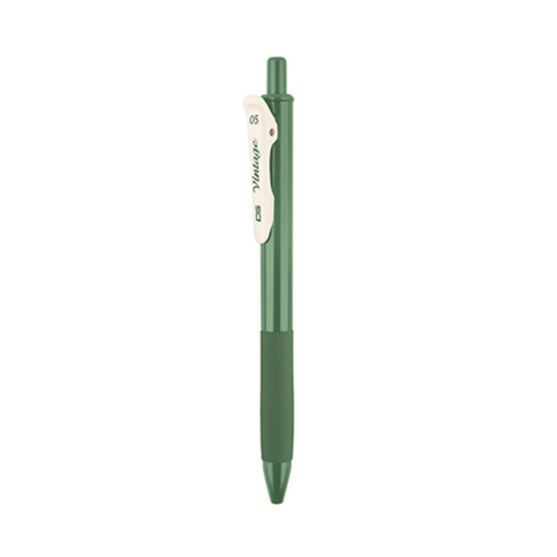 Rétro couleur Gel stylo ensemble de papeterie étudiante