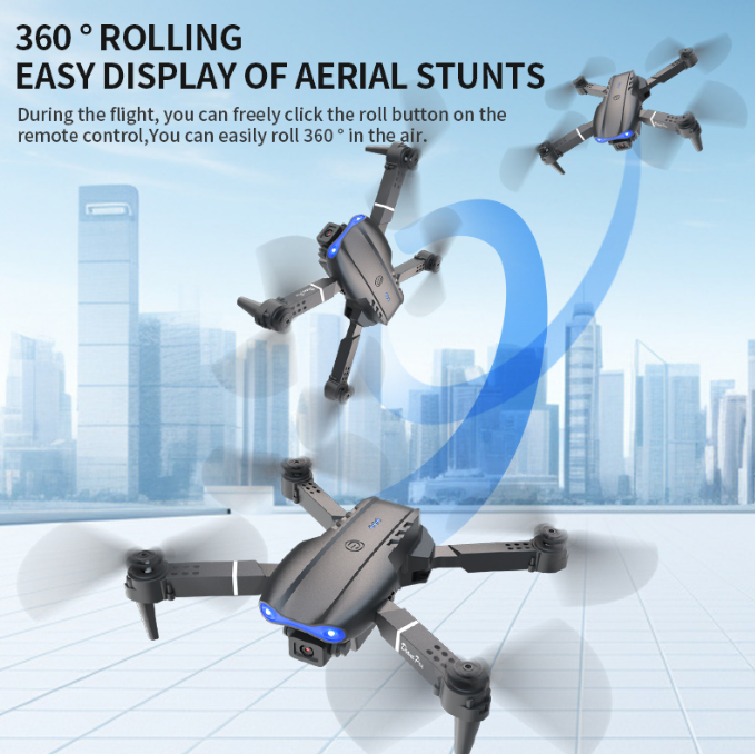 E99 Drone double batterie avec écran