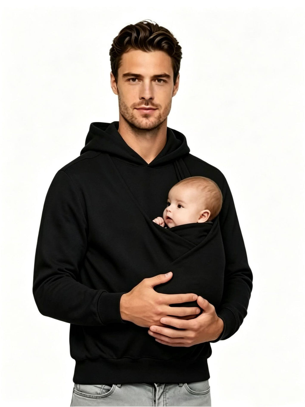 Style européen et américain Unisexe Kangaroo Pocket Multi-fonctionnel Parent-enfant Allaitement H