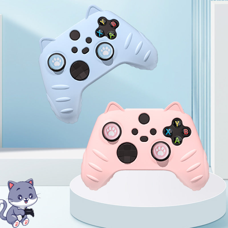 Mignon Oreilles de chat tout inclus Soft Shell Manche en caoutchouc silicone