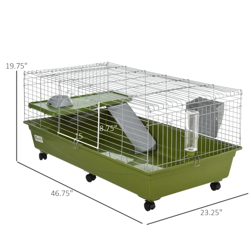 47 Petit animal Cage Chinchilla Guinée Cochon Hutch Pet House avec plate-forme Ramp