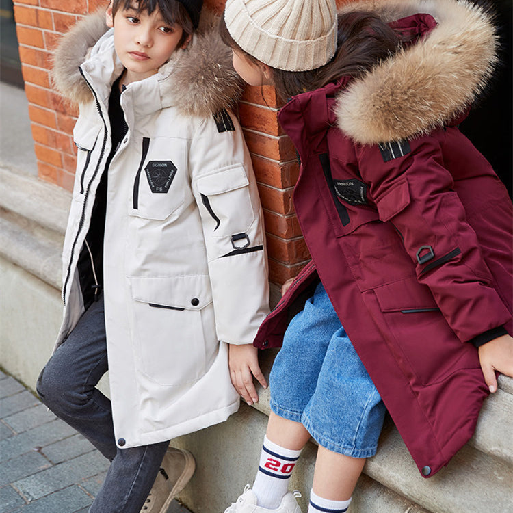 Veste de bas pour enfants Garçons de taille moyenne Épaisseur Plus