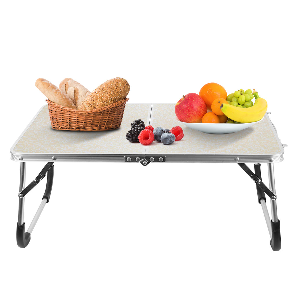 1pc Foldable Laptop Table Notebook Bed Desk Breakfast Reading Writing Tray Lap for Sofa Co