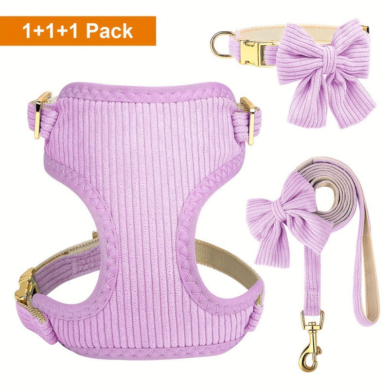 Harnais de col Traction Bow Pet Veste