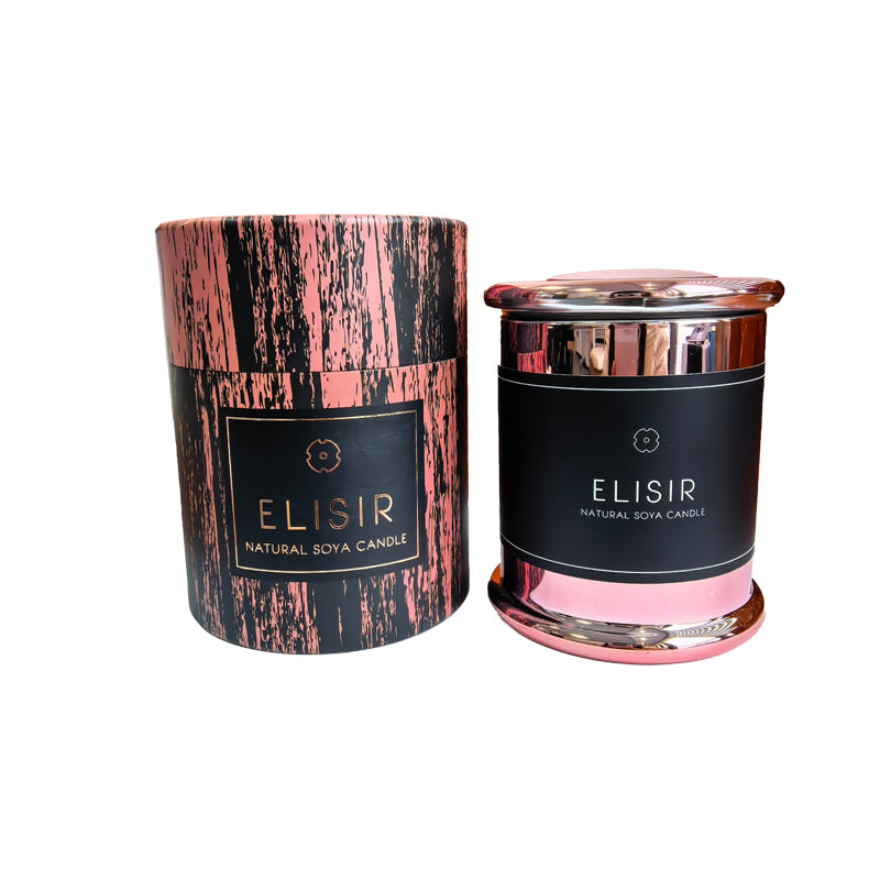 Bougie de cire de soja Premium ELISIR 255g