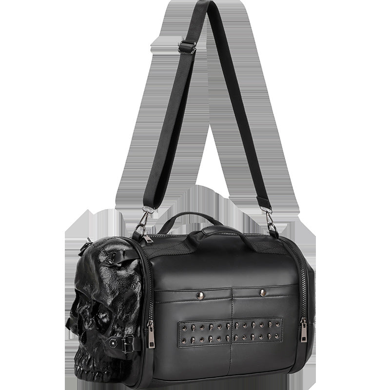 Sacs de voyage portatifs tridimensionnels Tendance Cool Skull Chambre simple