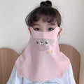 Masque d'été pour la protection des UV et du visage pour les enfants