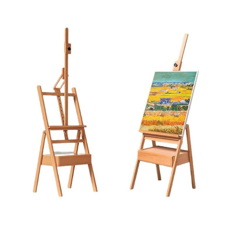 Art spécifique Beechwood Tiroir Easel pliable