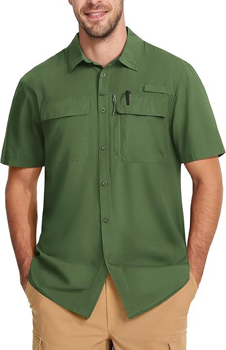 Solid-color Outdoor Quick-sèchement Respirant Chemise légère