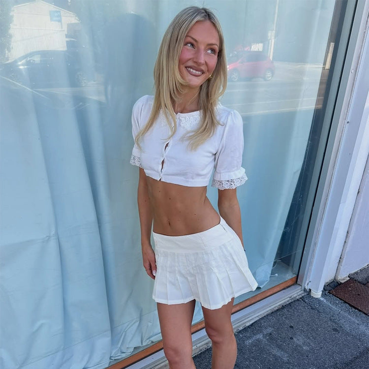 Women's Ultra-Cropped Sleeve Top