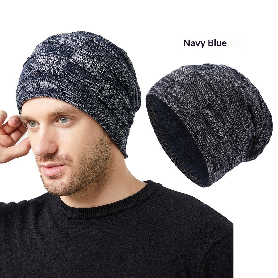 Hommes Chapeau tricoté d'hiver Couples Style chaud Flèche-lin d'oreille protection de laine