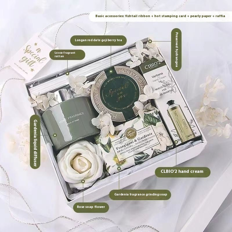 Ensemble de Sens Aromathérapie Boîte Cadeau Filles Cadeaux Anniversaire Cadeaux Mariage Engagement