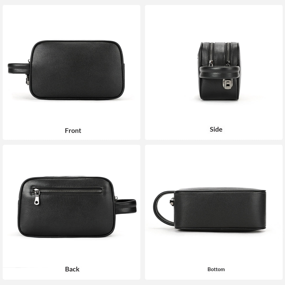 Sac en cuir véritable en cuir pour hommes