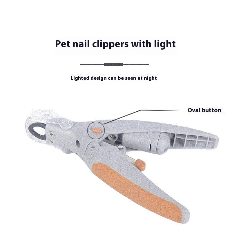 Chiens et chats avec des ciseaux d'ongle léger TV Blood Line Imitation Position du sang Nail Trimmer
