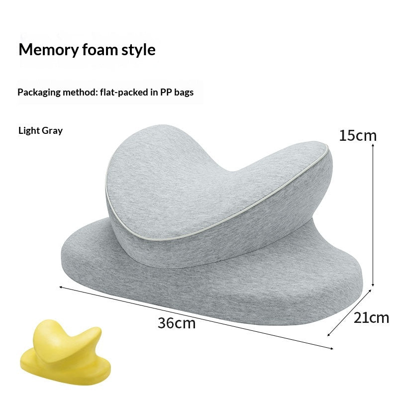 Kids' Nap Pillow for face-down sleeping in offices, memory foam