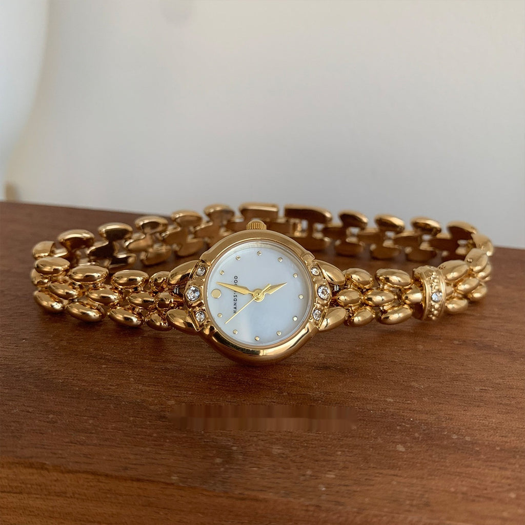 Elégante Personnalité Tendance Luxury Retro Strass Quartz Watch