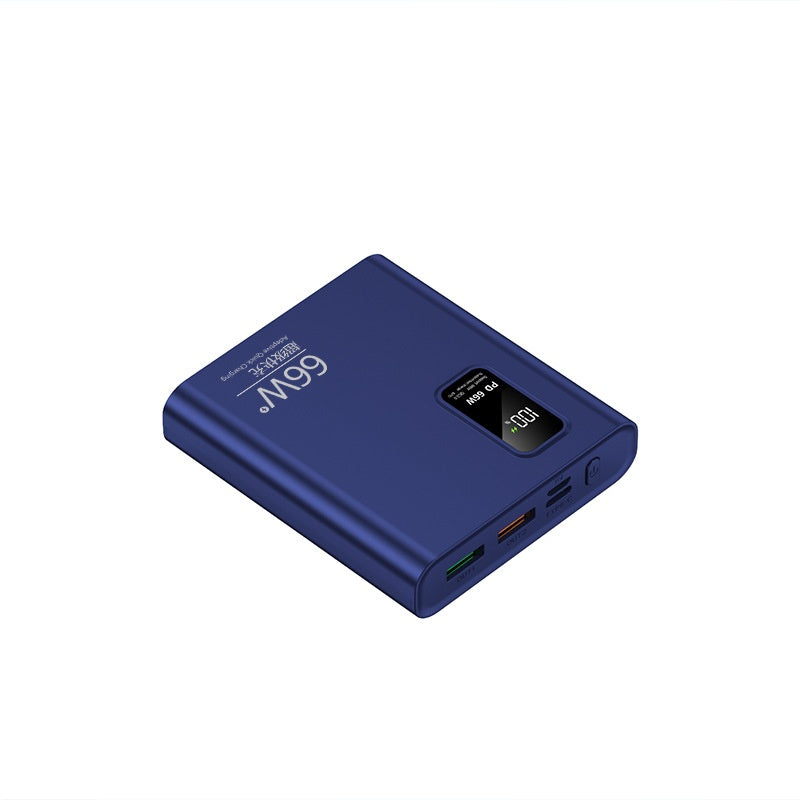 Banque d'alimentation bidirectionnelle 66W Super Fast Charge Mini affichage numérique