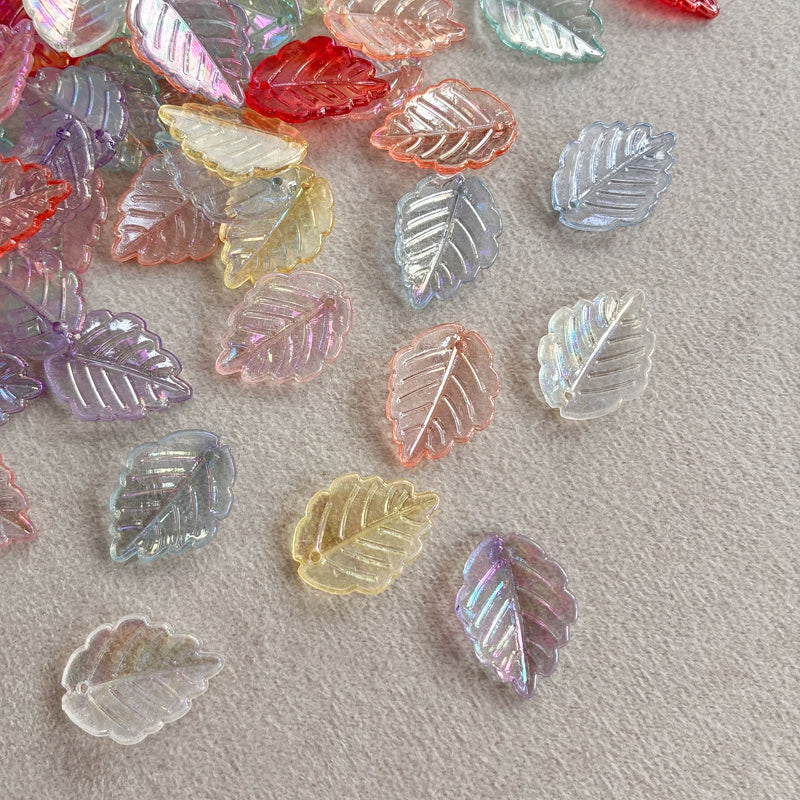 Bracelets feuilletés translucides AB