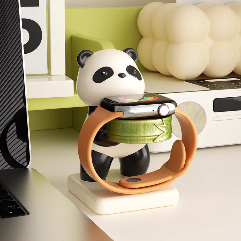 Chargeur Stand Base Stockage Panda Tray Décoration de bureau créative
