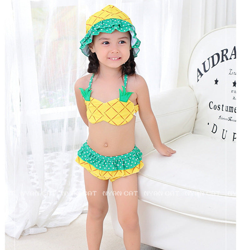 Maillot de bain pour enfants fraises