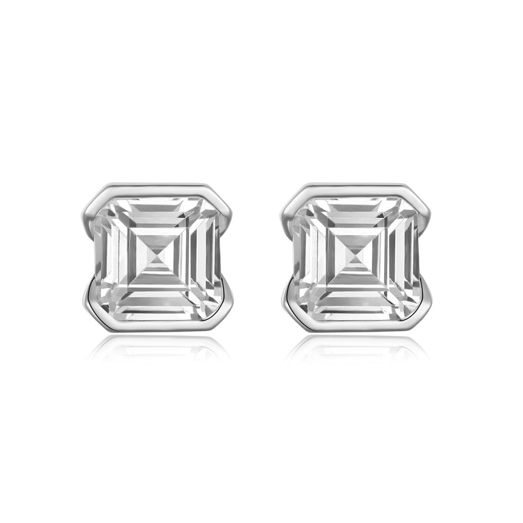 S925 Boucles d'oreilles de taille d'âne en argent sterling