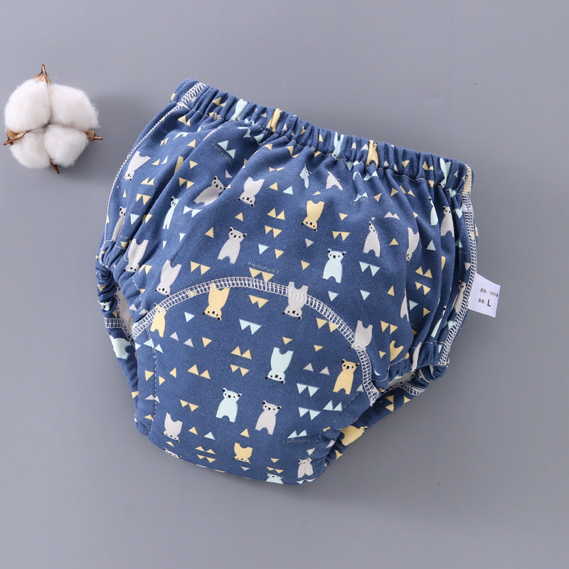 Pantalons d'entraînement pour bébés Lavable 6 couches Couverture de couche Gauze Apprentissage