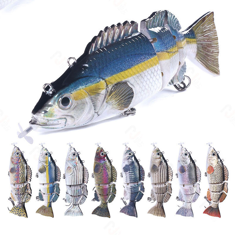 Luya Fausse Lure Knotty Fish 15CM54G Automatique Fish Usb Knotty Fish Aile électrique