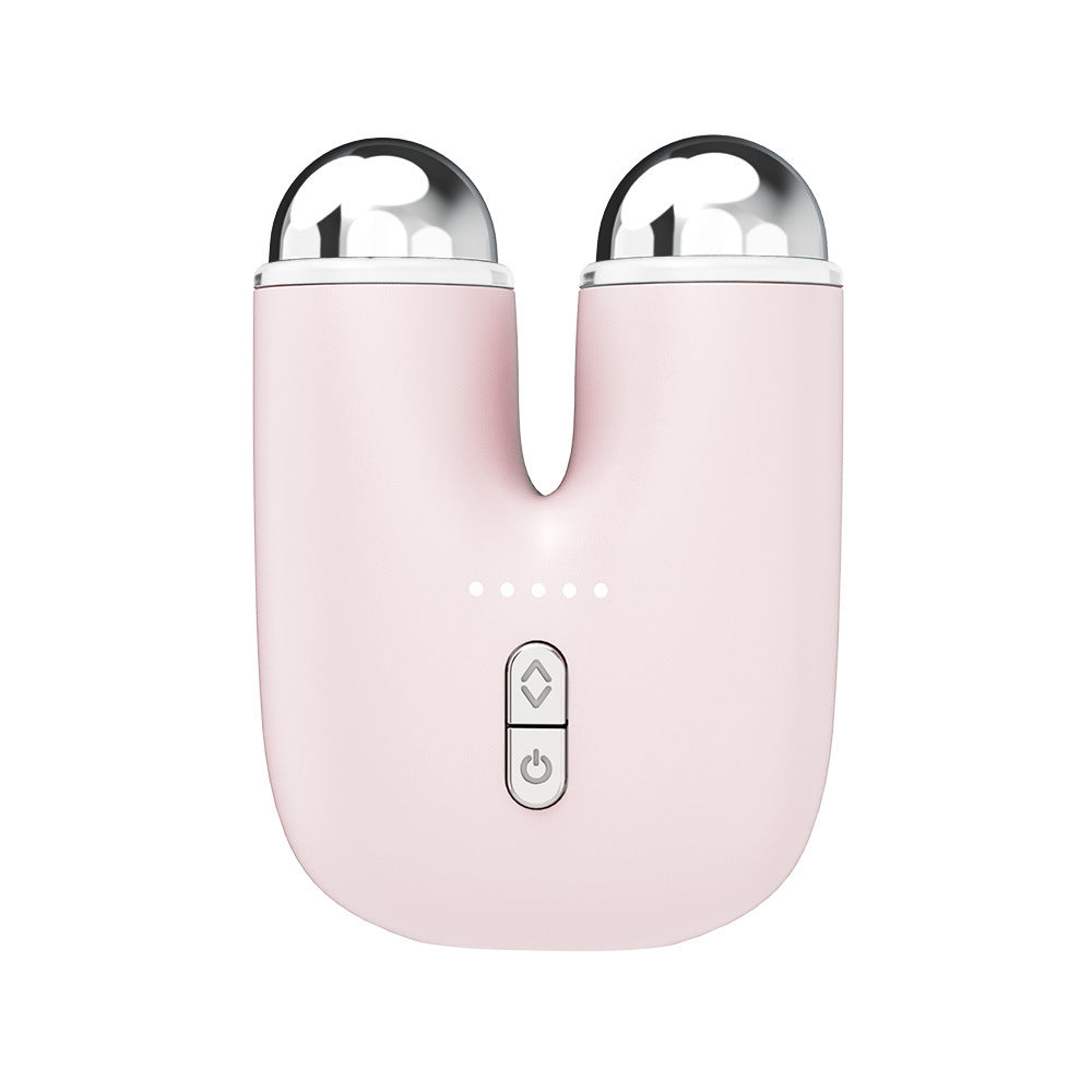 Massager couleur-légère Vibration V-face de dispositif à compression chaude