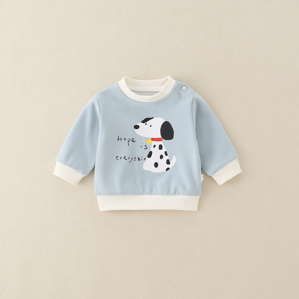 Bébé garçon Early Autumn Peeling Skin Puppy Outerwear Ensemble de printemps