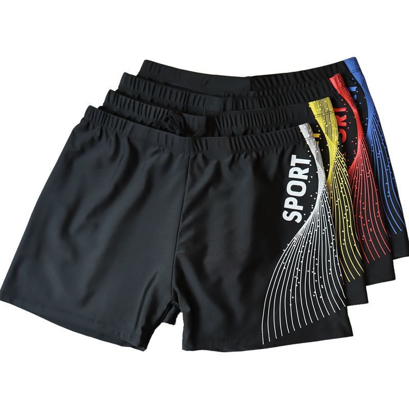 Trunks de bain imprimés de taille plus large pour hommes