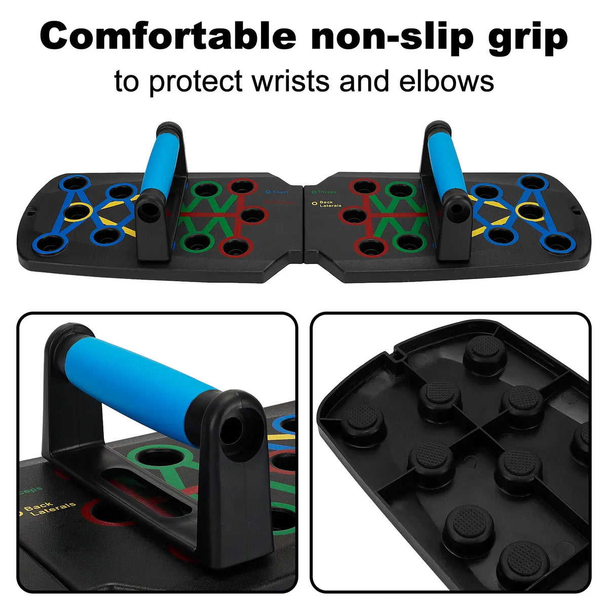 28 en 1 Push Up Rack Board System Fitness Workout Train Home Gym Exercise Stands