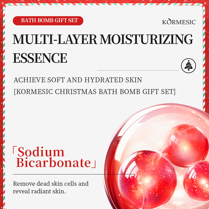 Ensemble cadeau pour baignoire et douche de Noël KORMESIC FT 105g-105g-105g-105g-105g