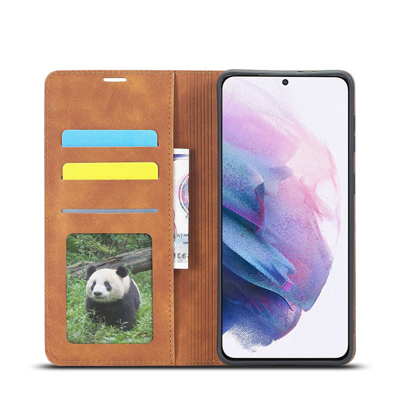 Carte magnétique rétro de cas de téléphone d'affaires gelé
