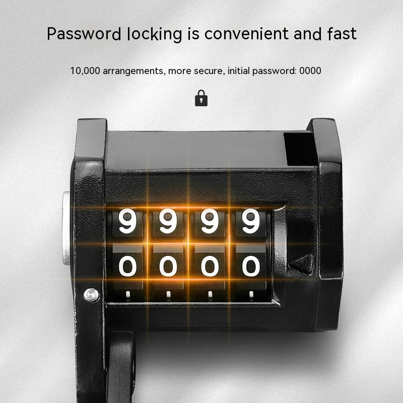 Vélo Fliplock Password Portable Highway Véhicule Lock Équipement