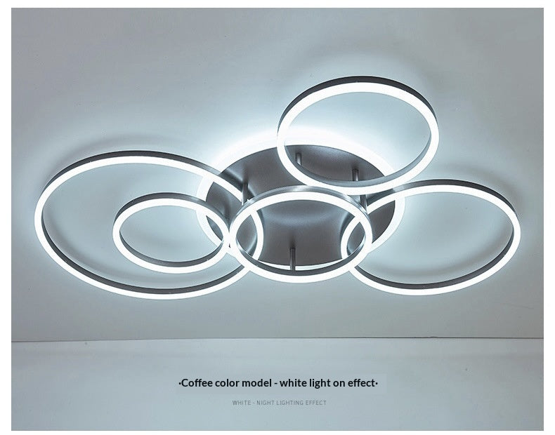 Salon LED lampe moderne éclairage Minimalist installations contemporaines