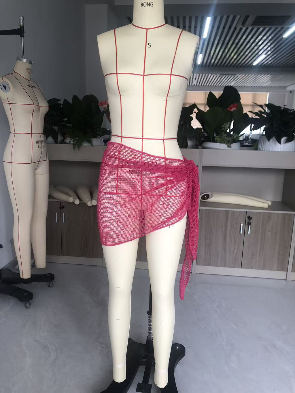 Sexy Outerwear Cover-up Mesh Beach Robe