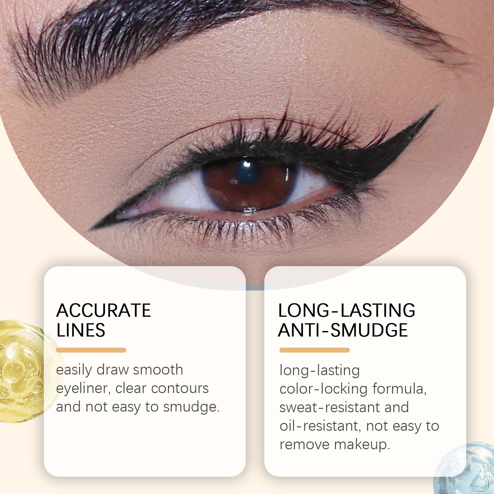 Eyeliner stylo imperméable noir 1pc1box