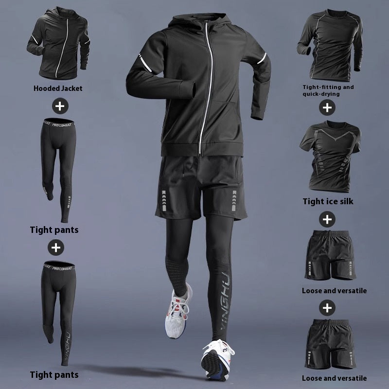 Vêtements de gymnastique en plein air T-shirt d'entraînement T-shirt Tight Long Sleeve
