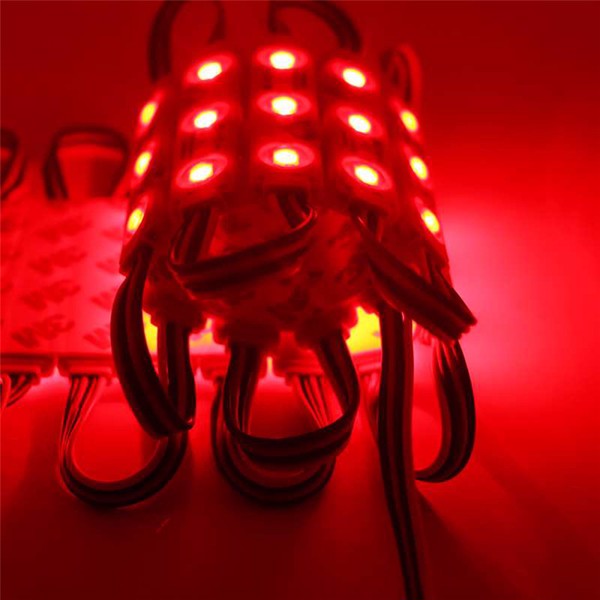 Module objectif avec 3 lumières