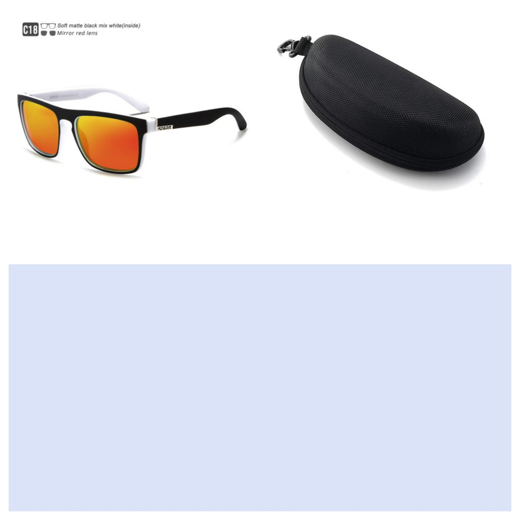 Boite Lunettes de soleil de conduite colorées Lunettes de soleil de sport polarisé pour hommes