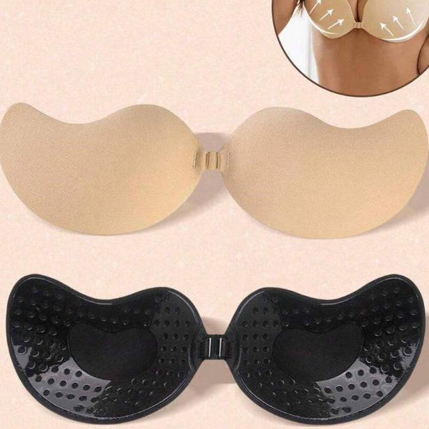 Forme de mangue Bra Pâte de poitrine Invisible Bra Silicone Push Up