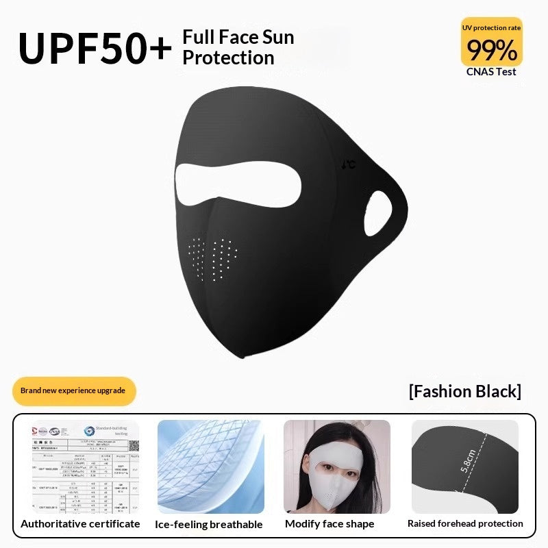 Été Yang Ice Silk Face Masque Cyclisme Soleil-Protection Masque Protection