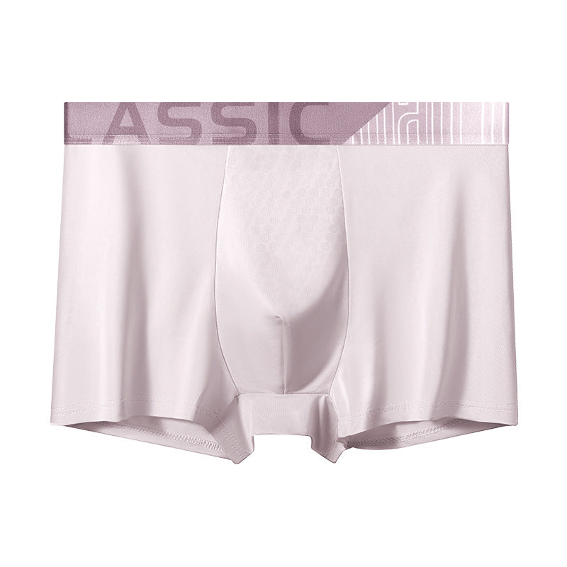 Slip de boxeur en soie de glace homme respirant