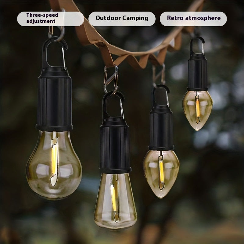 Éclairage d'ampoule solaire extérieure chaude