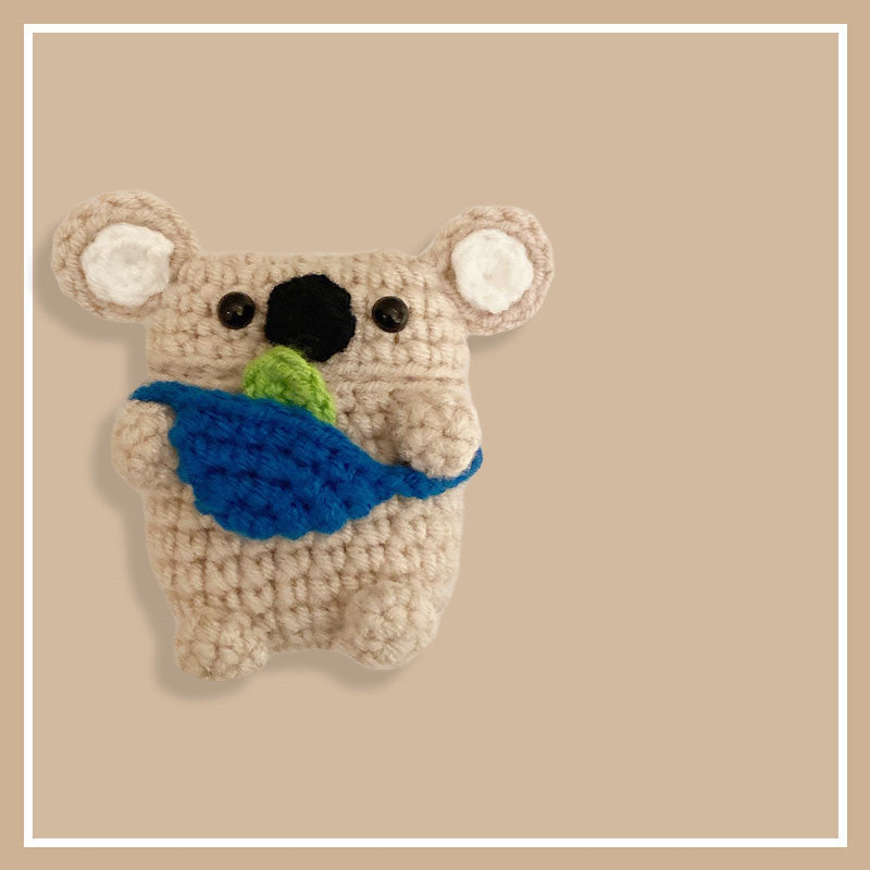 Homemade Knit sac à dos Koala Bear Couverture d'oreiller